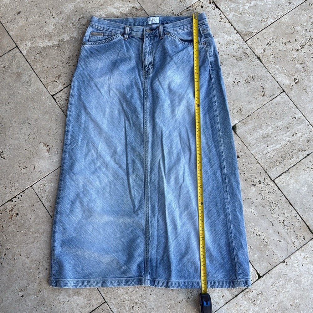 Calvin Klein Jeans Blue Maxi Skirt - Picture 11 of 12